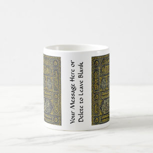 Caneca De Café Haj árabe muçulmano islâmico Kaaba da caligrafi