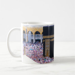 Caneca De Café Hajj Mubarak Santa Kaaba Meca Devoção Islâmica