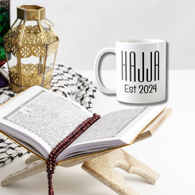 Caneca De Café Hajja Mug- Presente para Hajja (Criador carregado)