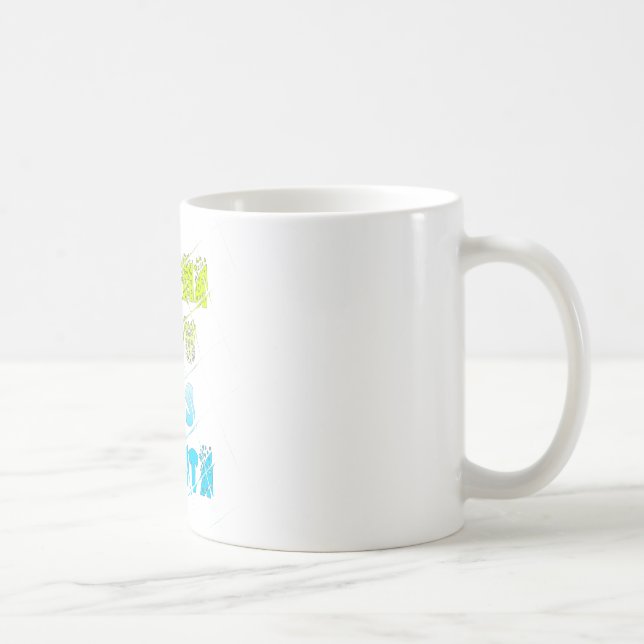 Caneca De Café Hakuna Matata Baby Kids Feliz Cores Impressão de A (Direita)