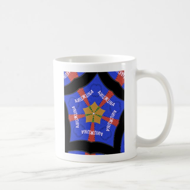 Caneca De Café Hakuna Matata Iridiscent Blue (Direita)