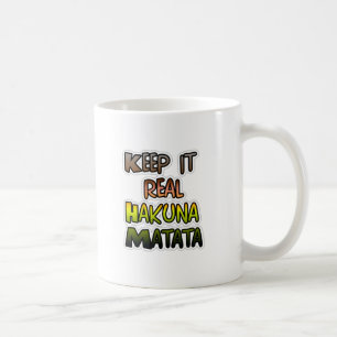 Caneca De Café Hakuna Matata Mantém Os Presentes Reais