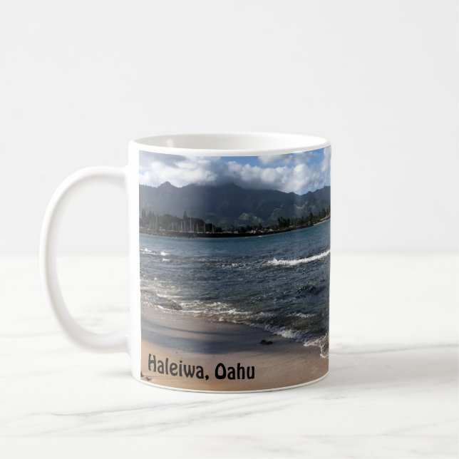 Caneca De Café Haleiwa North Shore Oahu Coffee Mug (Esquerda)