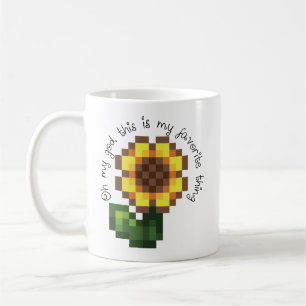 Caneca De Café Haley Sunflower Mug - Stardew Valley Inspirado