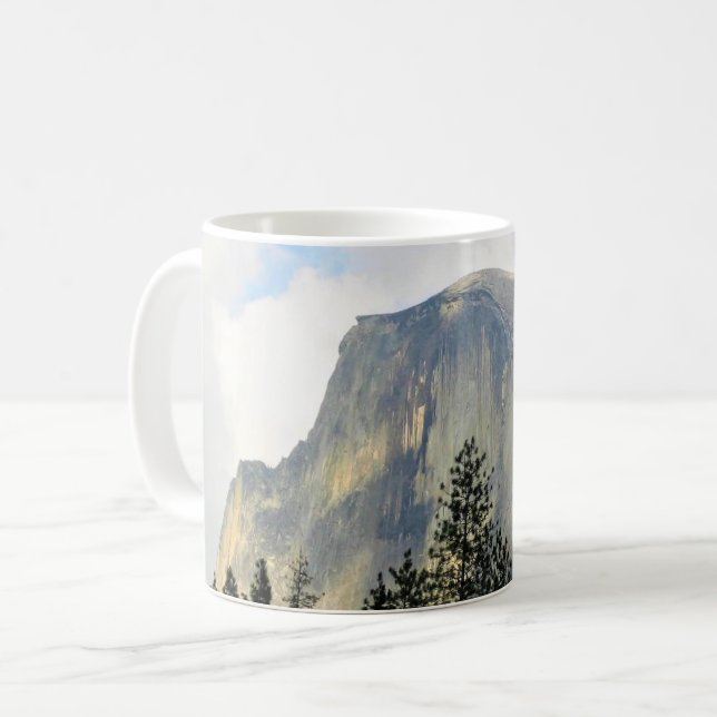 Caneca De Café Half Dome, Parque Nacional de Yosemite, CA (Frente Esquerda)
