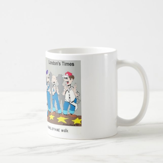 Caneca De Café Hall da Fama de Encanadores Presentes Engraçados e (Direita)