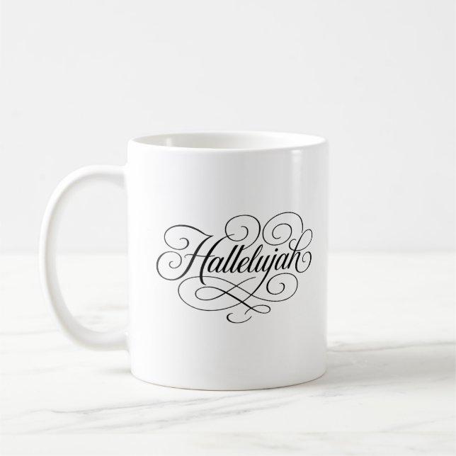 Caneca De Café Hallelujah Monogram (Esquerda)