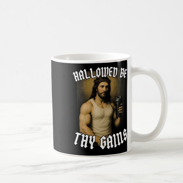 Caneca De Café Hallow Be Thains (Direita)