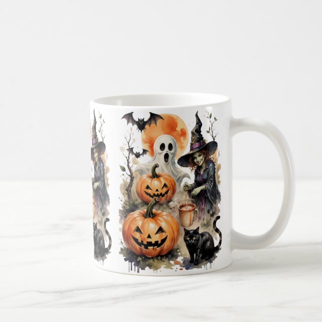 Caneca De Café Halloween (Direita)