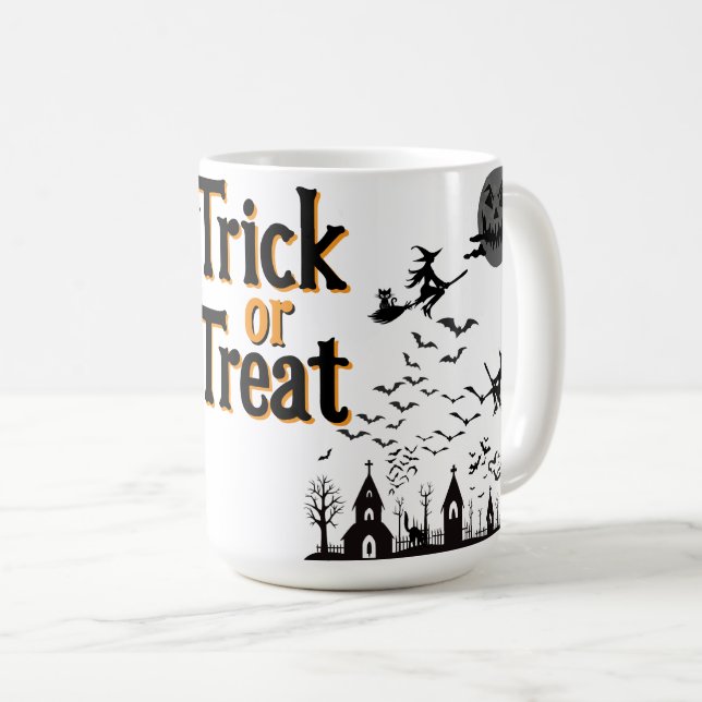 Caneca De Café halloween (Frente Esquerda)