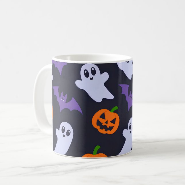Caneca De Café Halloween (Frente Esquerda)