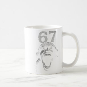 Caneca De Café Halloween 67 Scp Horror Face Assustadora Figurume