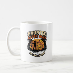 Caneca De Café Halloween Assombrado Depois do Anoitecer