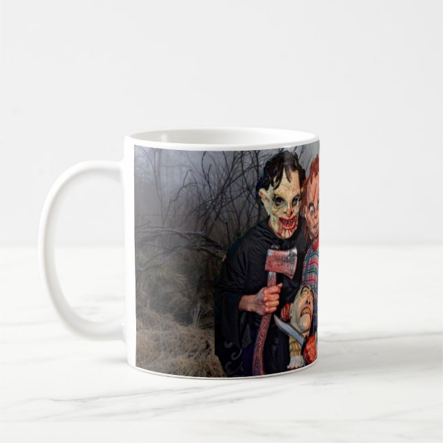 Caneca De Café Halloween assustador. (Esquerda)