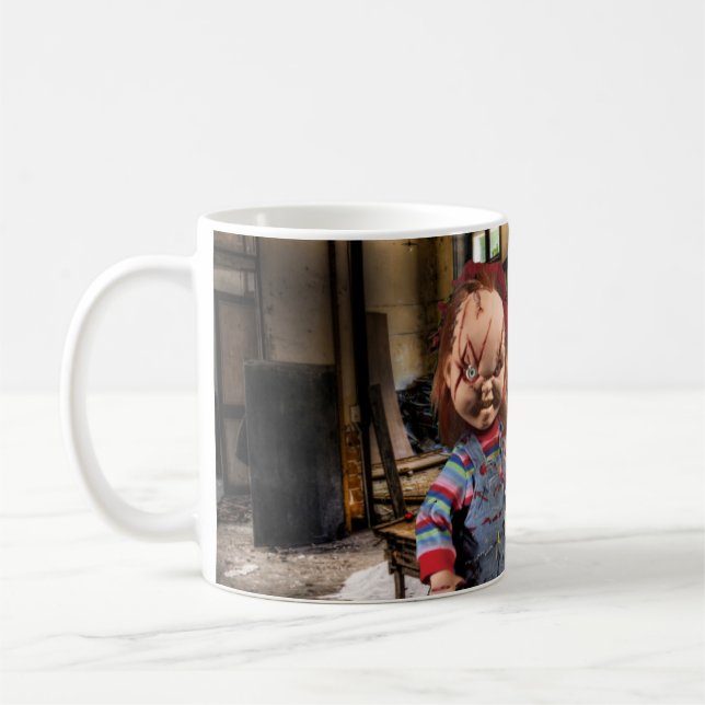 Caneca De Café Halloween assustador. (Esquerda)