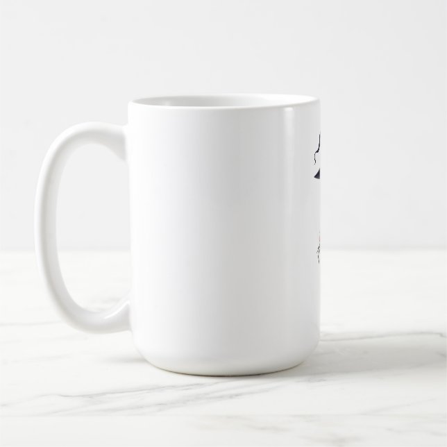 Caneca De Café Halloween assustador - Esqueleto engraçado (Esquerda)