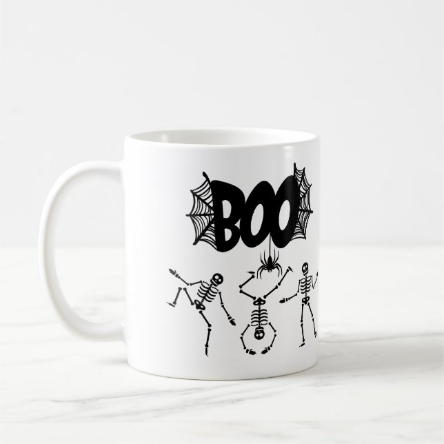 Caneca De Café Halloween Boo 1 (Esquerda)