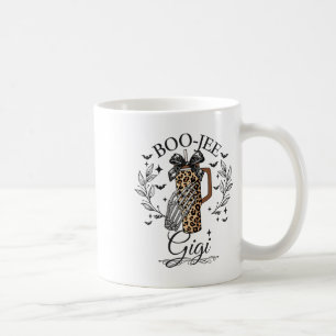 Caneca De Café Halloween Boo Jee Gigi Mão Esqueleto Engraçado Spo