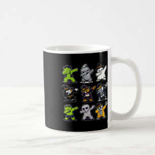 Caneca De Café Halloween Boys Skeleton Zombie Scary Pumpkin Mamã