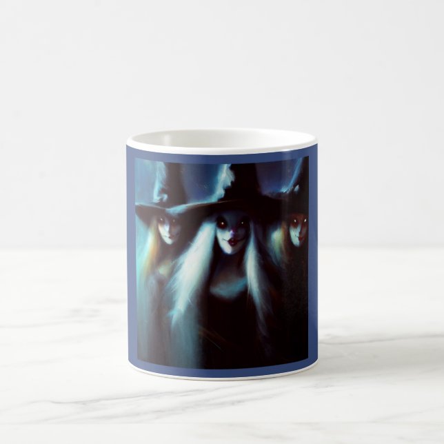 Caneca De Café Halloween - Bruxas 4 (Centro)