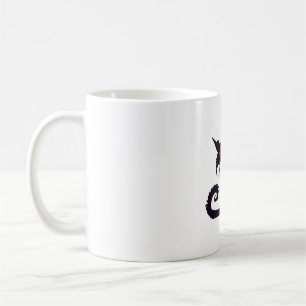Caneca De Café Halloween Cat