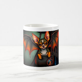 Caneca De Café Halloween Chihuahua