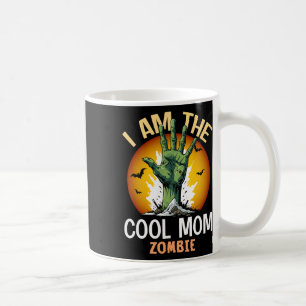 Caneca De Café Halloween Correspondendo Legal Mãe Zombie Costume