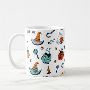 Caneca De Café Halloween Cute assustador