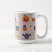 Halloween cute ghost trick and treat
