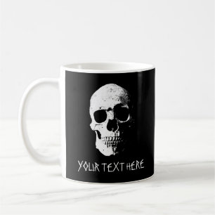 Caneca De Café Halloween de Modelo de Texto e Design personalizáv