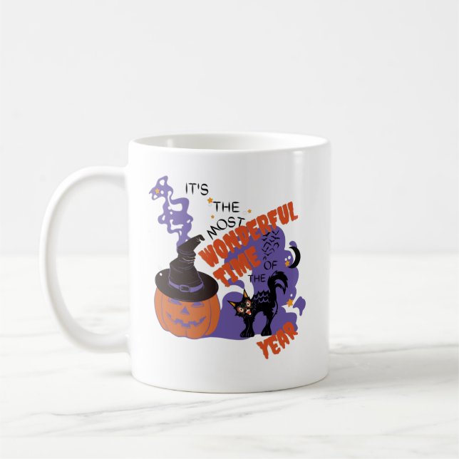 Caneca De Café Halloween É a época mais maravilhosa do ano (Esquerda)