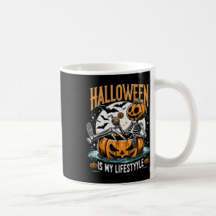 Caneca De Café Halloween É Meu Estilo De Vida Halloween Pumpkin S