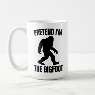 Caneca De Café Halloween Engraçado 2020 - Finja que eu sou o Pé G