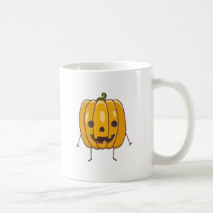 Caneca De Café Halloween Engraçado Pumpkin Mug