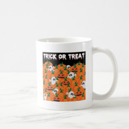 Caneca De Café Halloween Fantasmas Assombrados Pumpkin Patch