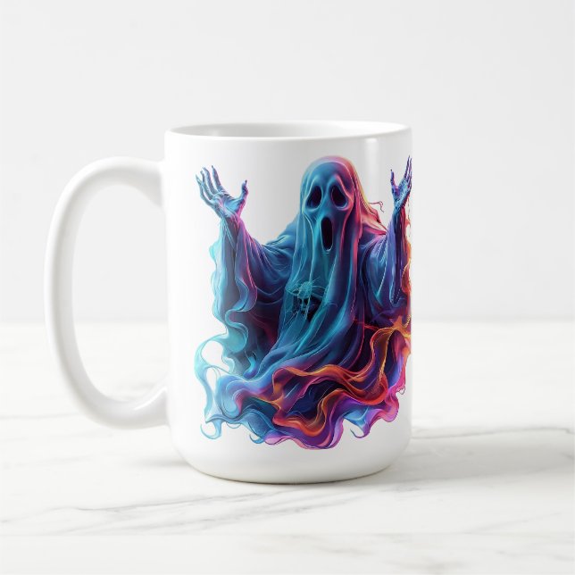 Caneca De Café Halloween Ghost (Esquerda)