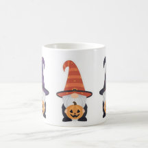 Halloween Gnome Mug | Cute Pumpkin Coffee Cup