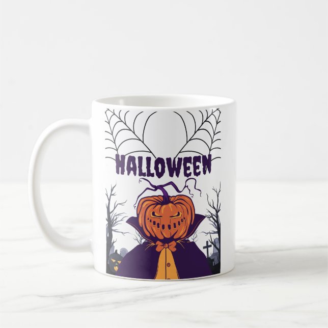 Caneca De Café Halloween - Halloween_129 (Esquerda)