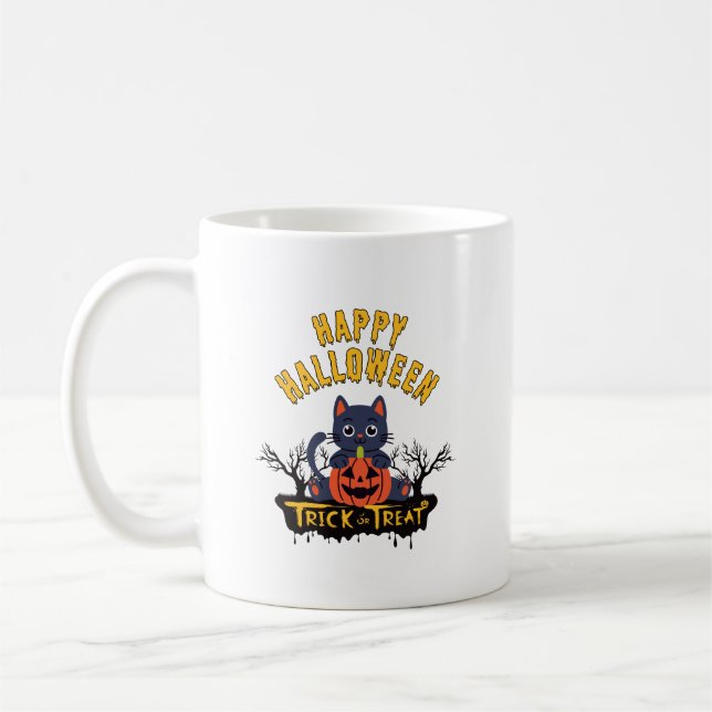Caneca De Café Halloween - Halloween_217 (Esquerda)