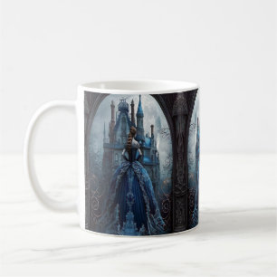 Caneca De Café Halloween Hauneen Casa Azul Noite Assustadora