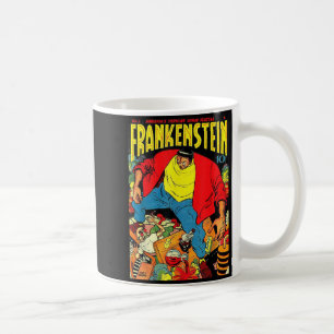Caneca De Café Halloween Horror Quadrinho Antigo Retro Divertido