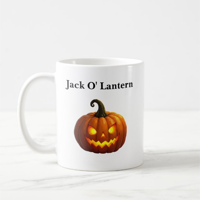 Caneca De Café Halloween Jack O' Lantern Mug (Esquerda)