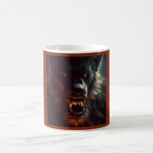 Caneca De Café Halloween - Lobisomem 3