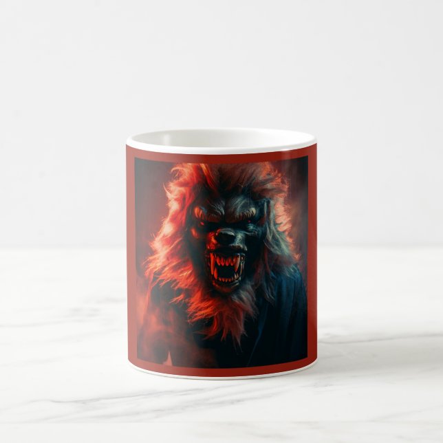 Caneca De Café Halloween - Lobisomem 4 (Centro)