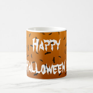 Caneca De Café Halloween - Morcegos