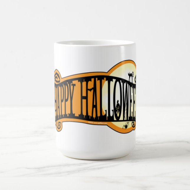 Caneca De Café Halloween Mug/Banner (Centro)