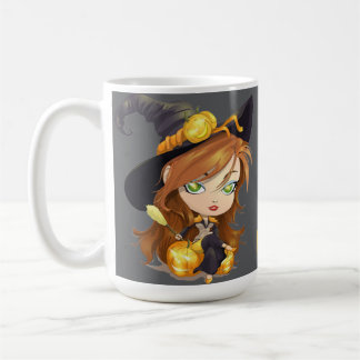 Caneca De Café Halloween Mug - Taça de Café Spooky & Cute Fall