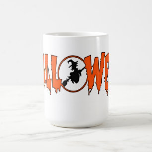 Caneca De Café Halloween Mug/Witch