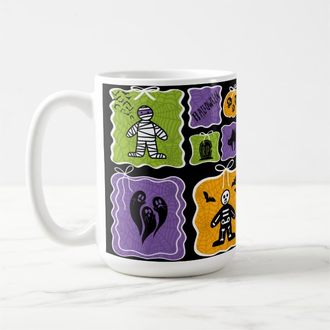 Caneca De Café Halloween Mummy Coquette (Esquerda)