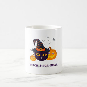 Caneca De Café Halloween, pelo de bruxa